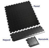 Podłoga Fortelock Industry 2040 - wzór monety (Coins Black)
