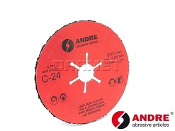 Tarcza fibrowa - 127MM x 22,2MM, ziarnistość C24 - ANDRE (820005)