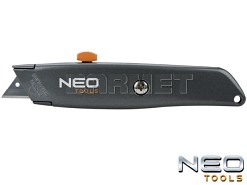 Nóż z ostrzem trapezowym, szerokość ostrza: 18MM - NEO TOOLS (63-702)