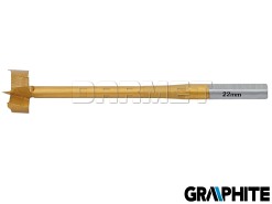 Zestaw 4 frezów uniwersalnych do drewna | Średnice: 15, 18, 20, 22 mm - GRAPHITE (57H246)