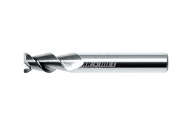 Frez węglikowy do aluminium 2 mm DOLFA 2-AL | 2-ostrzowy | krótki | DIN 6535 HA - DOLFAMEX 0641-554-505002