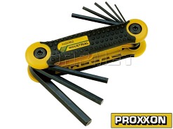 Scyzoryk z kluczykami imbusowymi sześciokątnymi (HX) - 8 sztuk - PROXXON (PR23956)