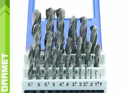 Zestaw wierteł do metalu HSSG | zakres 1-13 mm - 25 szt.