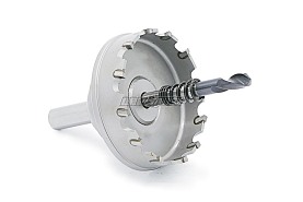 Otwornica do metalu 57 mm z węglikiem spiekanym | POWER-MAX 10 HEAVY-DUTY z akcesoriami - KARNASCH 20.1010.057