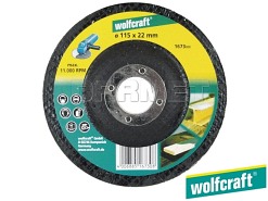 Uniwersalny dysk czyszczący, 115 x 22,2 mm (Włosy Murzyna) - WOLFCRAFT WF1673000