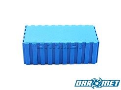 Stojak zaślepka ogranicznik | 100 x 50 x 35 mm | kolor niebieski (2108)