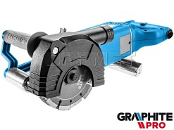 Bruzdownica 2400W, średnica tarczy: 150MM, w zestawie z 3 akcesoriami i walizką - GRAPHITE PRO (59GP300)