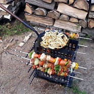 Szaszłykarnia 10 ramion | 425 x 406 x 372 mm - DARMET