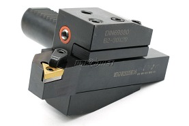 Uchwyt narzędziowy VDI 30 typ B2 | poprzeczny lewy | do noży tokarskich 20 mm - Darmet