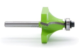 Frez zaokrąglający R15 mm do drewna z łożyskiem dolnym | 43 x 22 x 6 mm - LUNA 210091401