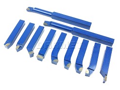 Zestaw noży tokarskich 20x20 mm | 11 szt.