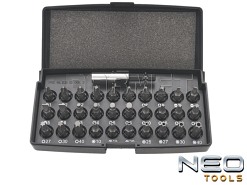 Końcówki wkrętakowe z uchwytem - 31 sztuk - NEO TOOLS (06-103)