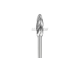 Pilnik obrotowy płomykowy, frez do aluminium i tworzyw sztucznych VHM - 12 x 32 mm Standard Line - H123206-ALU