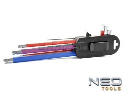 Zestaw kluczy sześciokątnych z kulistymi końcówkami 1,5 - 10MM - 9 sztuk - NEO TOOLS (09-512)