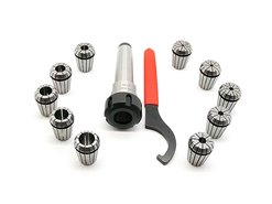 Oprawka zaciskowa do tulejek ER25 x 10 szt. - Morse MK3 - Komplet (DM-076)