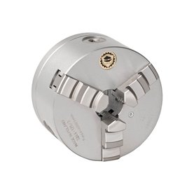 Uchwyt tokarski 160 mm | samocentrujący spiralny | żeliwny 3 - szczękowy | DIN 6350 - BISON BIAL 3204-160