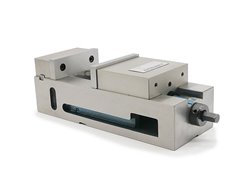 Imadło maszynowe stałe 100 mm z dociskiem szczęki  poziomo - pionowe - FPQ 100/100