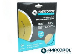 Tarcza diamentowa z nasypem ciągłym, do cięcia na mokro, 180 x 22,23MM - MARCOPOL (Q782)