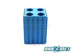 Stojak na tulejki zaciskowe ER16 |  koszyczki 4 x ER16 | kolor niebieski (2034)