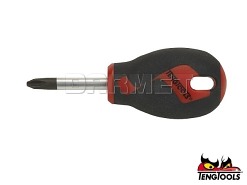 Wkrętak krzyżowy Phillips, model krótki STUBBY, MD948N - PH2 x 38MM - TENGTOOLS (17777-0609)