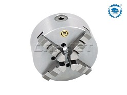 Uchwyt tokarski samocentrujący spiralny, stalowy, 4 - szczękowy: 160 MM (DIN 55027) - BISON BIAL (3734-160-5)