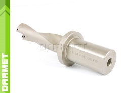 Wiertło składane 32 mm 3xD na płytki wieloostrzowe WCMX | chwyt walcowy 40 mm | chłodzenie wewnętrzne - DARMET (DE00WC06-40-320)