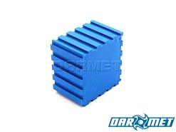 Stojak zaślepka ogranicznik | 50 x 50 x 35 mm | kolor niebieski (2101)