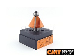 Frez do fazowania i ukosowania 30° do drewna z łożyskiem dolnym | 38,5 x 22 x 12 mm - CMT (957.501.11)