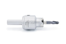 Otwornica do metalu 19 mm z węglikiem spiekanym | POWER-MAX 10 HEAVY-DUTY z akcesoriami - KARNASCH 20.1010.019