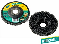 Uniwersalny dysk czyszczący, 115 x 22,2 mm (Włosy Murzyna) - WOLFCRAFT WF1673000