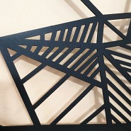 Dekoracja ścienna do salonu | twarz kobiety | ażur 96,5 cm - DARMET