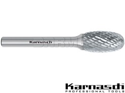 Pilnik obrotowy owalny TRE, frez do metalu - 6 x 10MM, długość 50MM, chwyt 6MM - KARNASCH (113041-020)