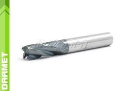 Frez 12 mm pełnowęglikowy | 4-ostrzowy | długi DIN6527-L, VHM AlTiN - DARMET