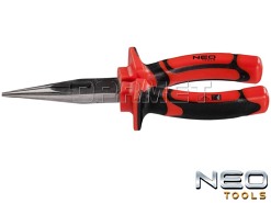 Szczypce wydłużone proste, izolowane, polerowane, długość: 160MM - NEO TOOLS (01-063)