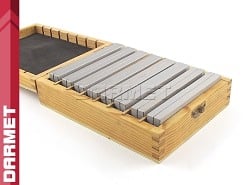 Bloczki równoległościenne | podkładki frezarskie 120 x 8 mm | zestaw 8 par | PF 120/8 - 12/38x8 PB156-1