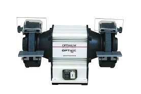 Szlifierka stołowa dwutarczowa GU20 do metalu | średnica tarczy 200 mm | 600 W | 400 V - OPTIMUM 3101520