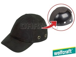 Czapka ochronna z wewnętrznym wzmocnieniem, zgodnie z DIN EN 812:2002 - WOLFCRAFT WF4858000