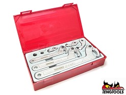 Zestaw kluczy hakowych TTHP08, 8 elementów - TENGTOOLS (10212-0102)