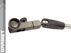 Statyw magnetyczny przegubowy z zaciskiem mechanicznym do czujnika zegarowego - Darmet (101)