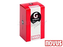 Zszywki tapicerskie typ 11, wymiary: 10 mm x 10,60 mm - 5000 sztuk - NOVUS NV042-0529