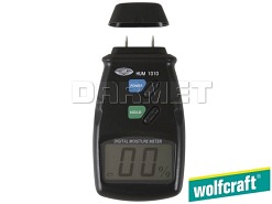 Miernik wilgotności drewna, wymiary: 69 x 127 x 28MM - WOLFCRAFT (WF8732500)