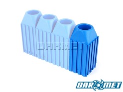 Stojak na oprawki ze stożkiem Morse MK3 | kolor niebieski 2015