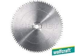 Piła tarczowa 205 x 18 mm do pilarek ukośnych | 72 zęby | seria niebieska - WOLFCRAFT WF6501000