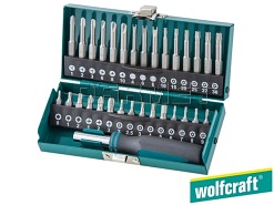 Zestaw końcówek nietypowych, długość: 25 mm, 50 mm - 31 elementów - WOLFCRAFT WF1386000