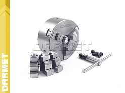 Uchwyt tokarski samocentrujący spiralny, żeliwny, 3 - szczękowy: 125 MM (DIN 6350) - DARMET