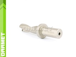 Wiertło składane 25 mm 3xD na płytki wieloostrzowe WCMX | chwyt walcowy 25 mm | chłodzenie wewnętrzne - DARMET (DE00WC04-25-250)