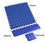 Podłoga Fortelock Industry 2010 - wzór diament (Diamond Blue)