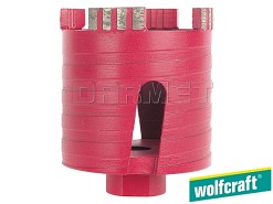 Otwornica diamentowa z gwintem M16, średnica: 82 mm - WOLFCRAFT (WF7958000)