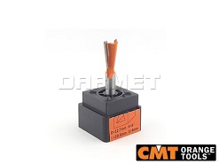 Frez do połączeń na "jaskółczy ogon" do drewna, średnica 12,7 mm, długość robocza 20,6 mm, kąt cięcia 8° - CMT (918.129.11)