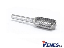 Pilnik obrotowy walcowo-czołowy ZYAS | frez do metalu 3x13 MM | chwyt 3 MM | długość 38 MM - FENES 0641-500-005-030